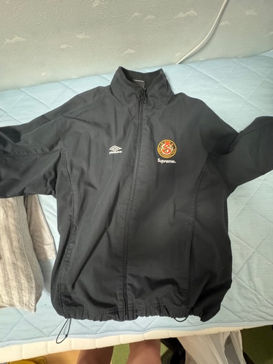 Supreme x Umbro Cotton Ripstop Track Jacket (26SS) "Black"