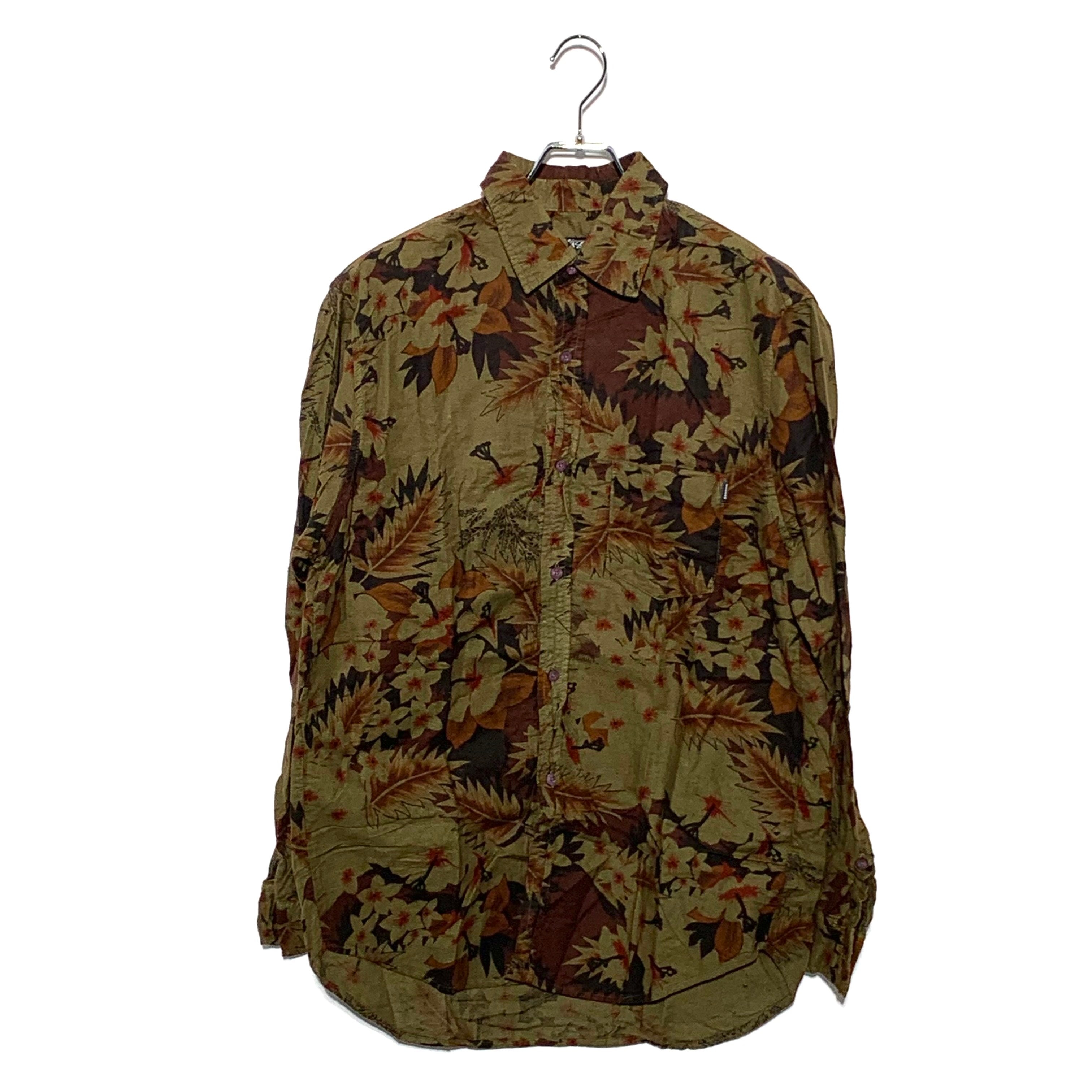 STUSSY Night Flower Shirt brown