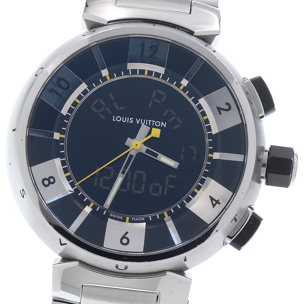 ルイ・ヴィトン タンブール インブラック Q118F メンズ 【中古】