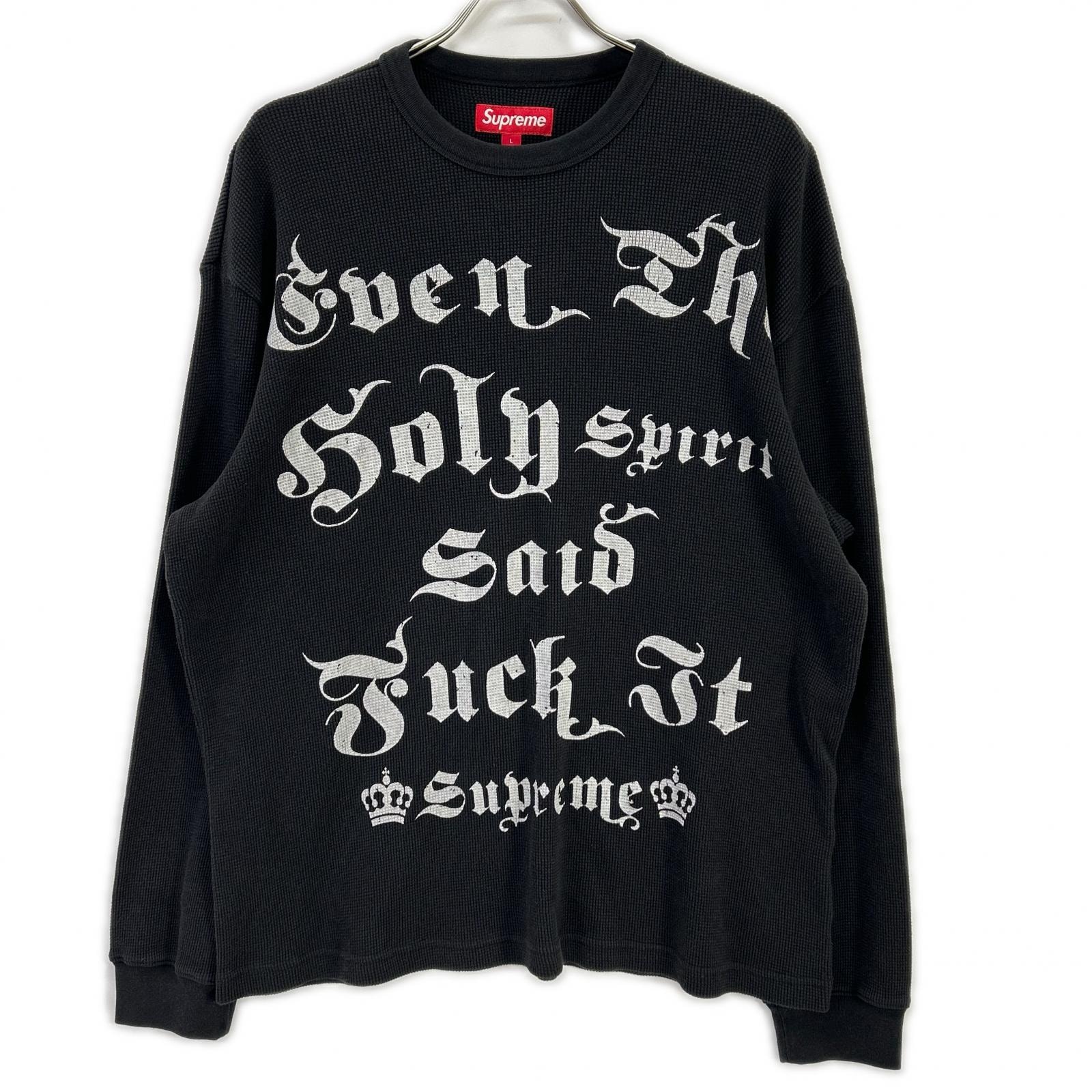 シュプリーム 25FW ブラック Angel Thermal L