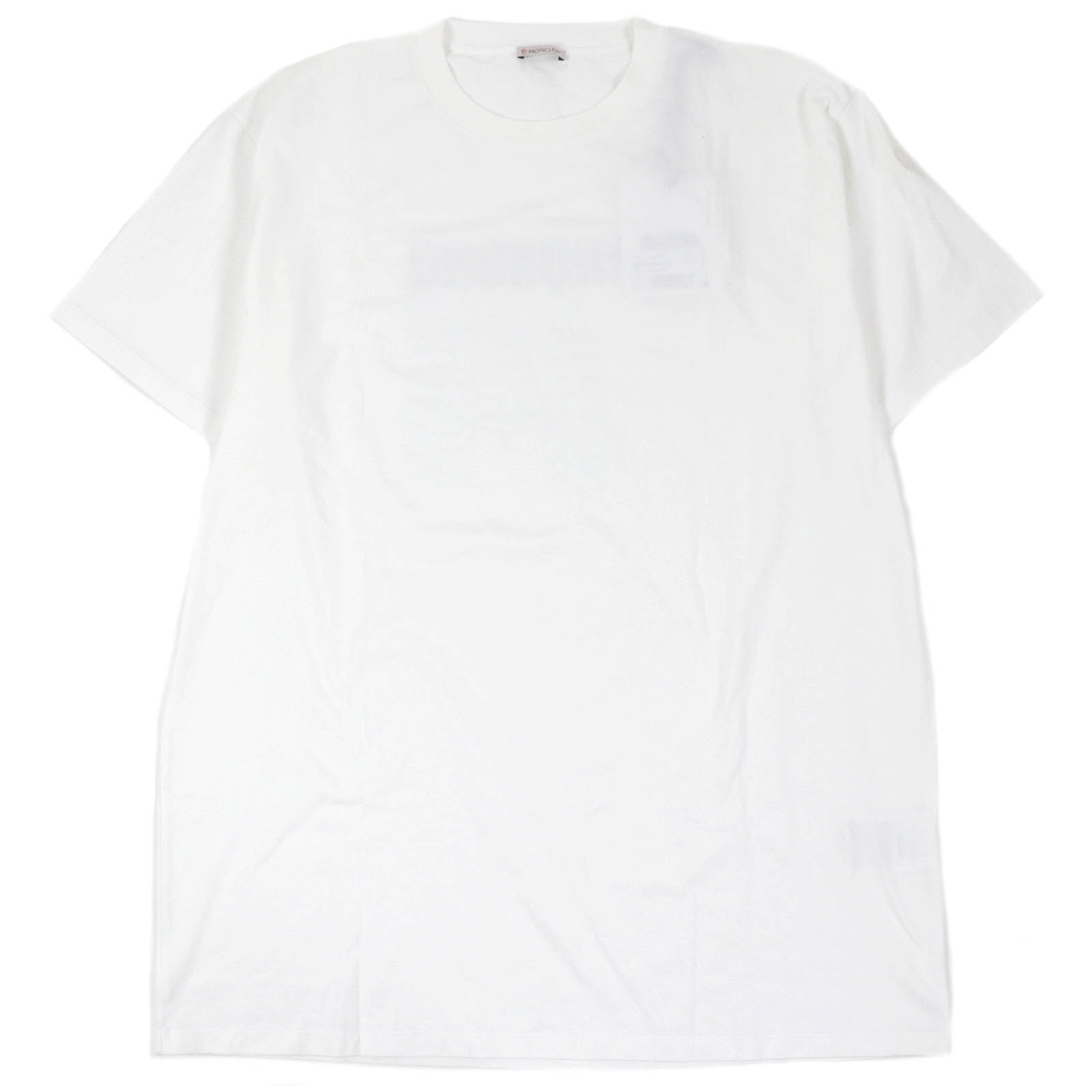 未使用品 モンクレール
半袖Tシャツ MAGLIA GIROCOLLO ホワイト メンズ M