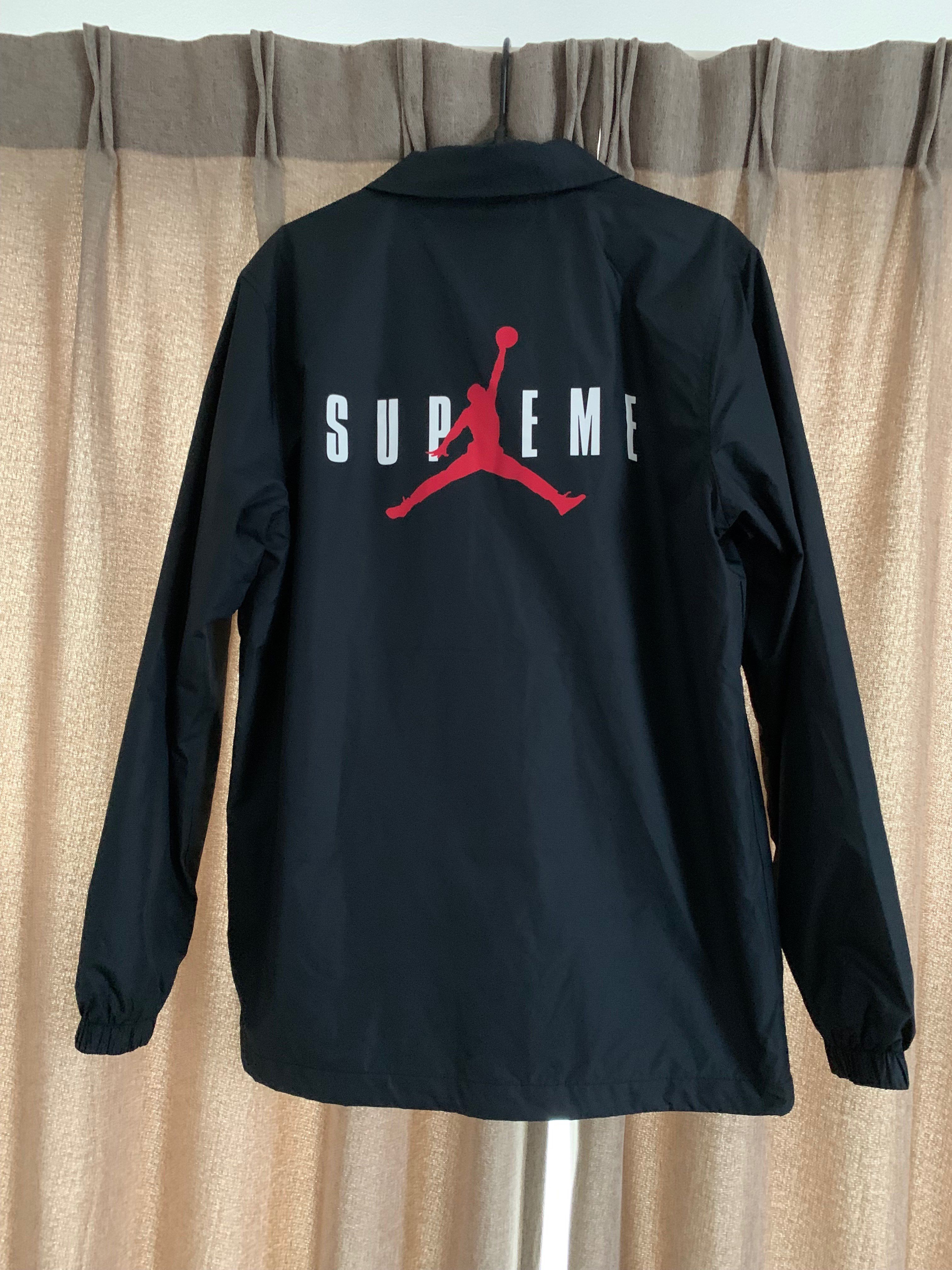 Supreme x Jordan Coaches Jacket "Black"