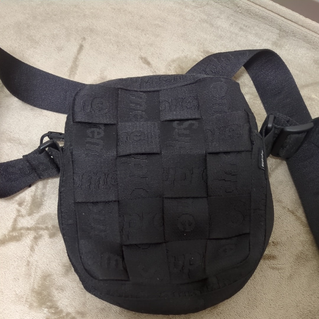 Supreme Woven Shoulder Bag "Black" (23SS)
