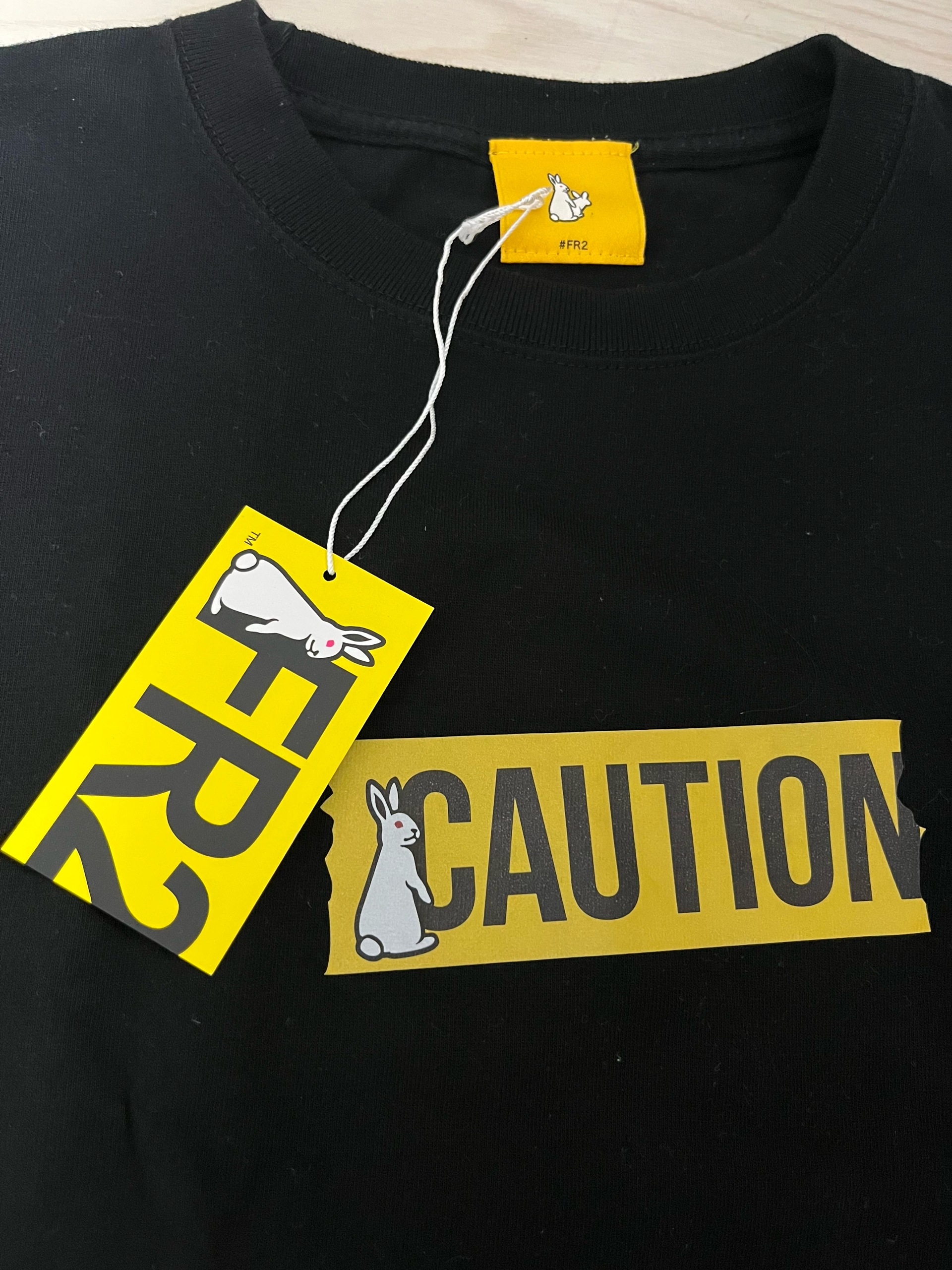 FR2 Caution Logo T-Shirt "Black"