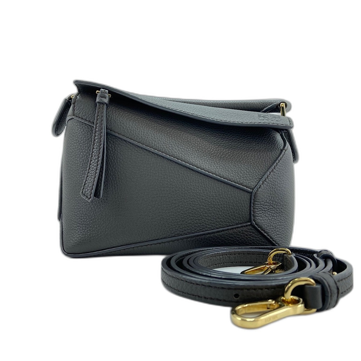 ロエベ LOEWE パズルバッグ mini 2WAY ハンドバッグ レザー【中古】