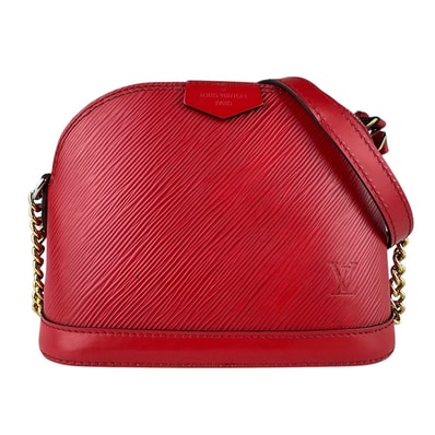 ルイ ヴィトン LOUIS VUITTON ショルダーバッグ エピ アルマMINIチェーン エピレザー コクリコ レディース M51404【中古】 z9061