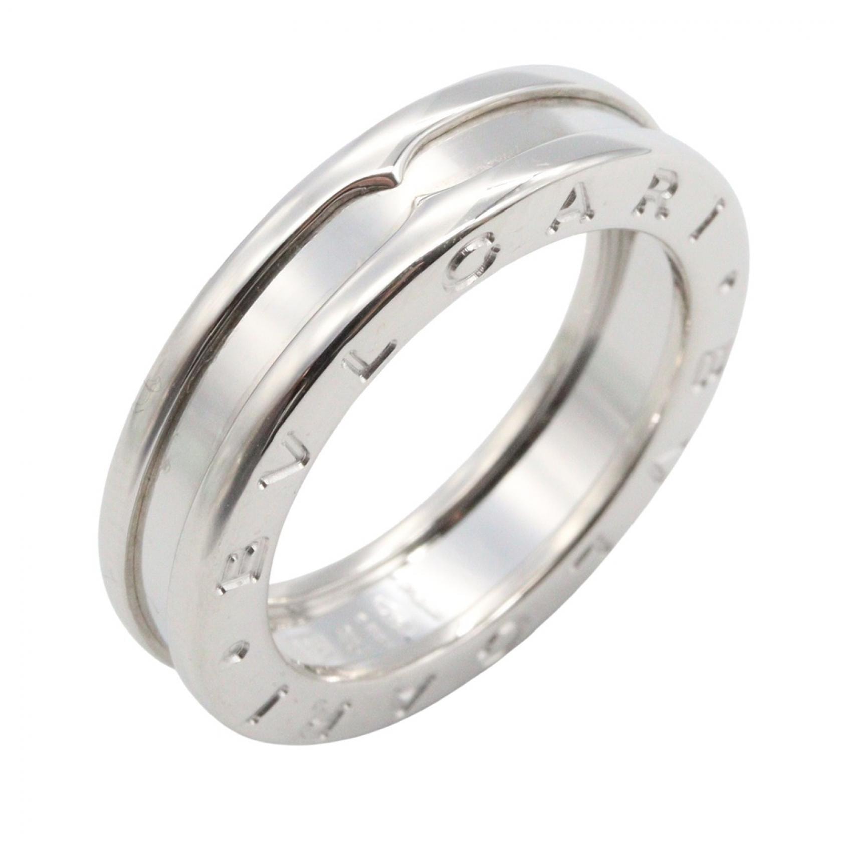 ブルガリ BVLGARI B-zero1 ビーゼロワン リング 1BD リング・指輪 ジュエリー K18WG(ホワイトゴールド) メンズ レディース シルバー系 【中古】