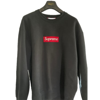Supreme Box Logo Crewneck "Black" (22FW)