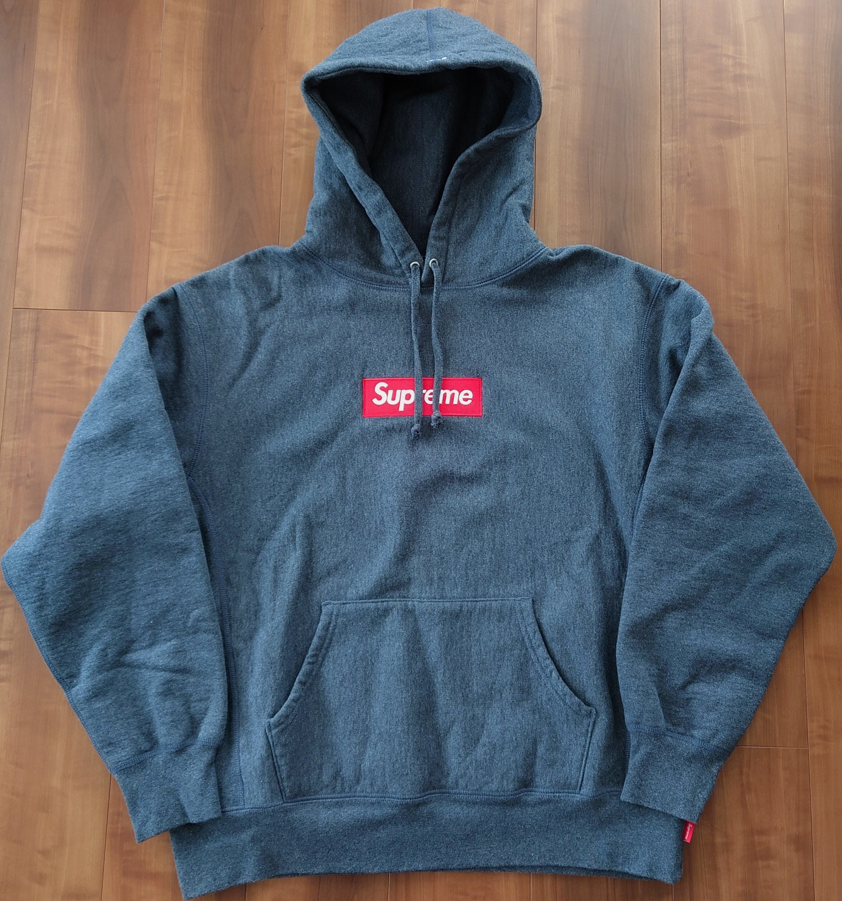 Supreme Box Logo Hooded Sweatshirt "Charcoal" (21FW)
