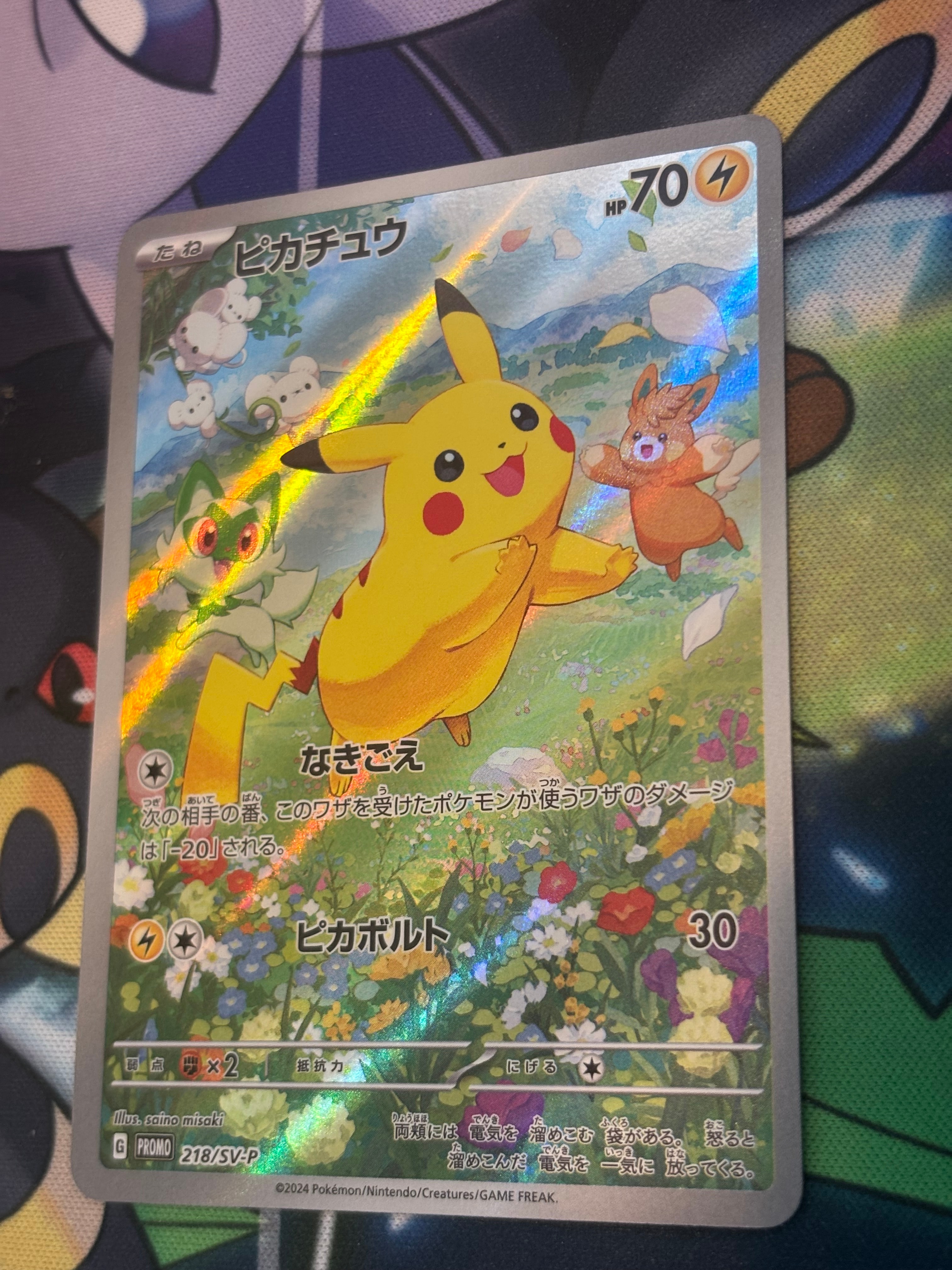 ピカチュウ：ポケカの夏がキタ！PROMO PSA10 216/SV-P PROMO ピカチュウ ポケカの夏がキタ！PSA10