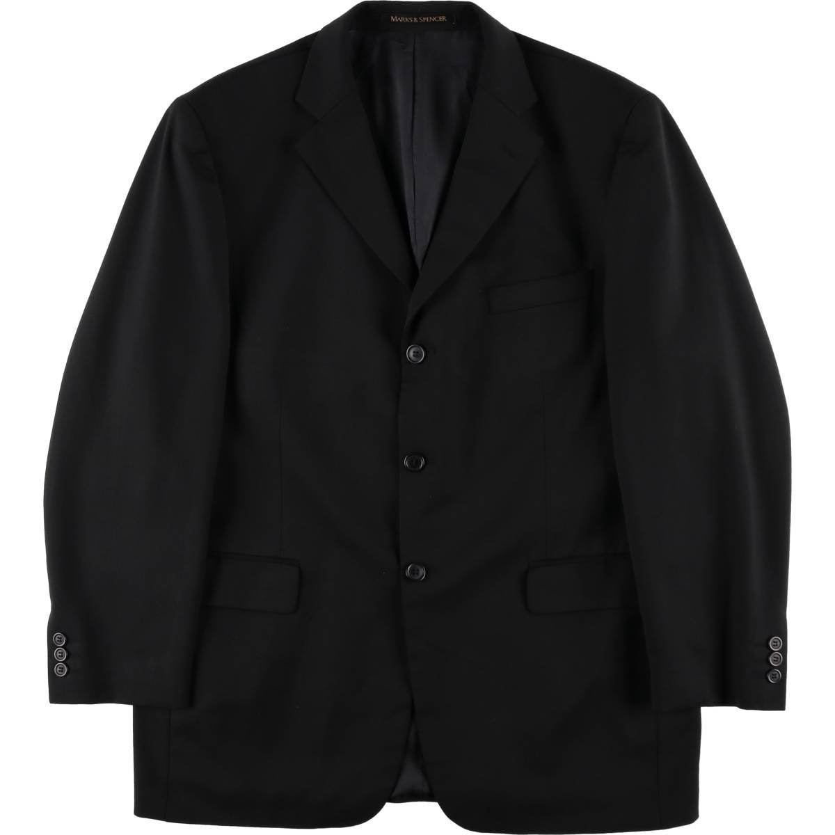 古着 セントマイケル St.Michael MARKS&SPENCER ポリ×ウールテーラードジャケット メンズL相当/eaa628527