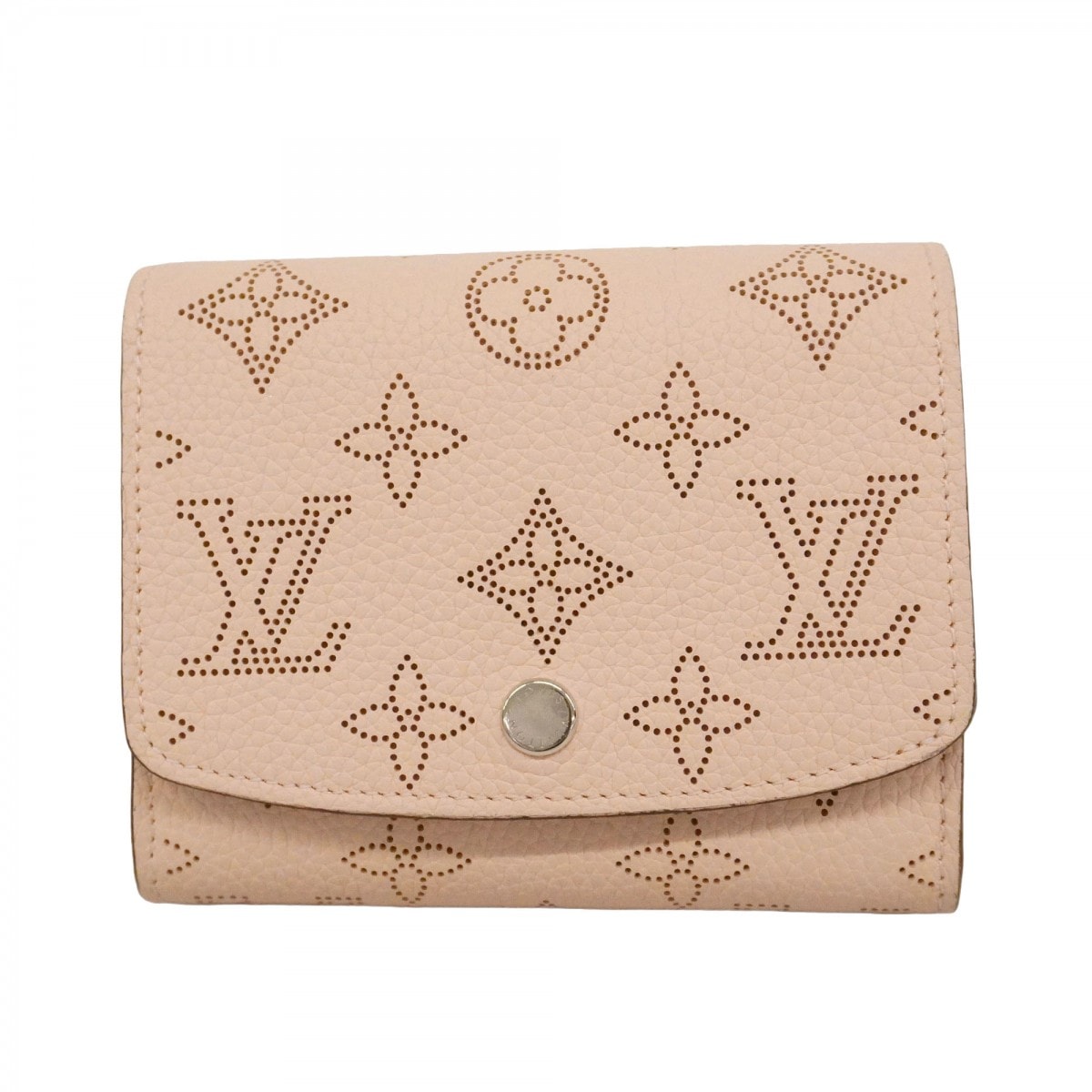 ★最終価格【6cd4485-k】ルイヴィトン 財布 マヒナ ポルトフォイユイリスコンパクト M82757 ローズジャスミン【中古】レディース