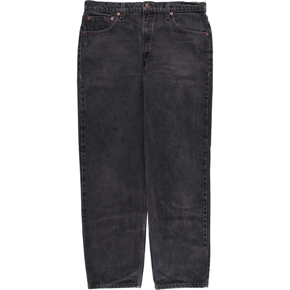 古着 90年代 リーバイス Levi's 550 RELAXED FIT ブラックデニム テーパードデニムパンツ USA製 メンズw36相当 ヴィンテージ/evb007565