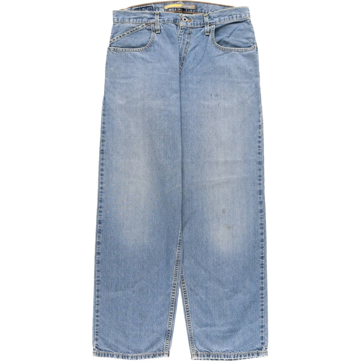 古着 00年代 リーバイス Levi's SILVER TAB シルバータブ BAGGY バギー テーパードデニムパンツ メンズw33相当/evb032988