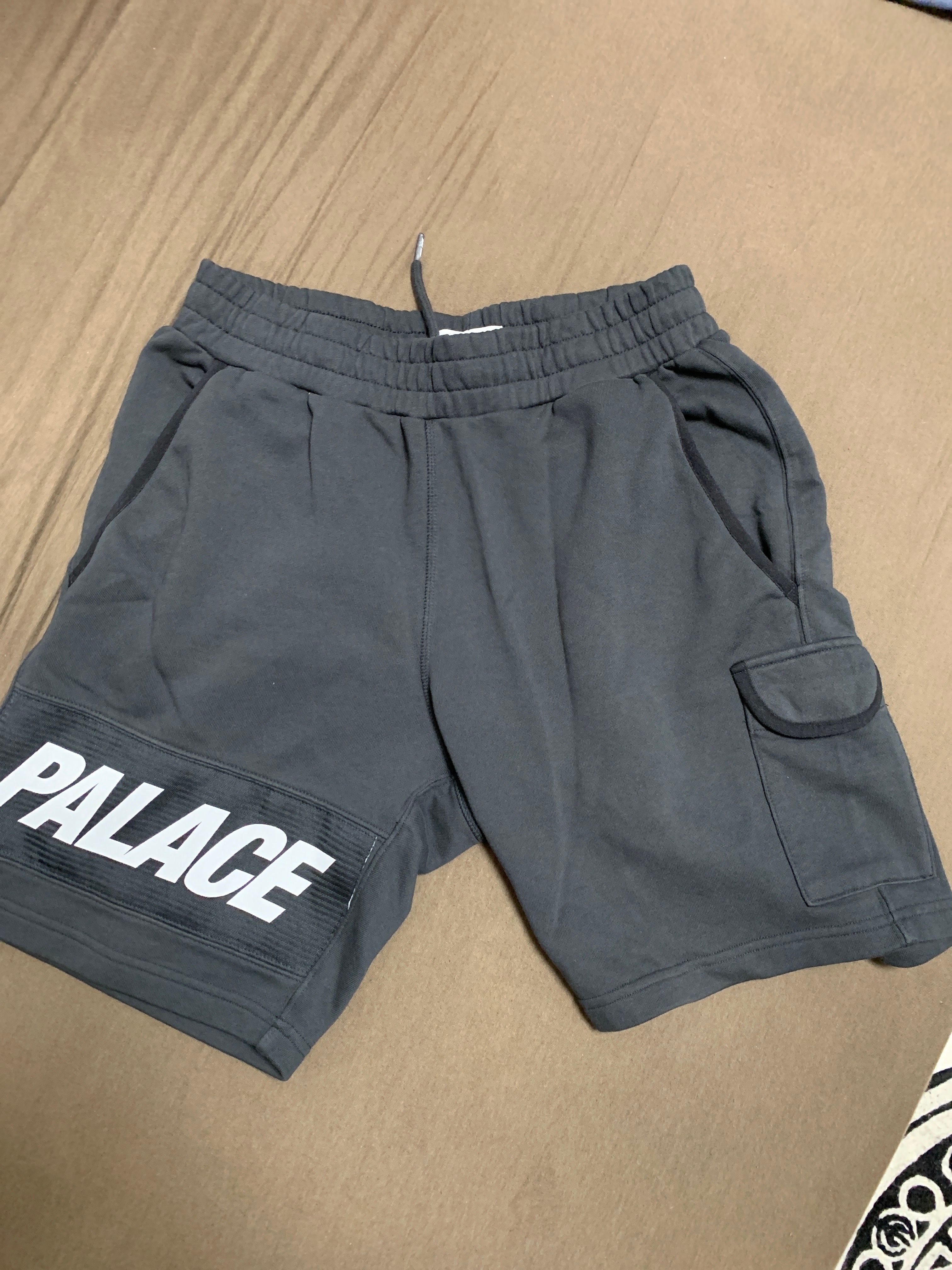 PALACE GIANT WOVEN LABEL SHORTS "Black"