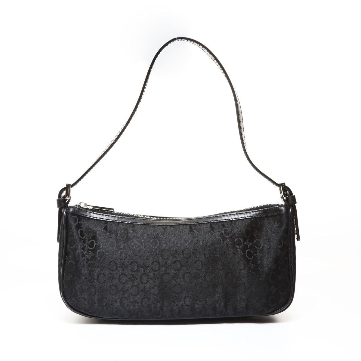 セリーヌ CELINE サテン Cマカダム ショルダーバッグ【中古】