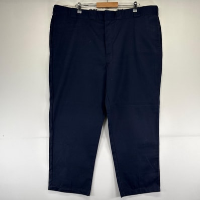 古着 ディッキーズ Dickies パンツ 874 FLEX ワークパンツ チノパン 大きいサイズ W48×L30 ネイビー系 メンズ