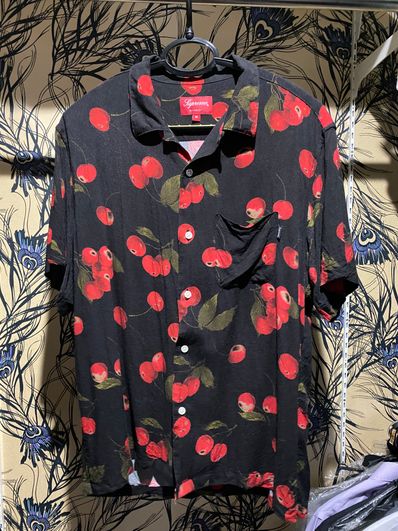 Supreme Cherry Rayon S/S Shirt Supreme Cherry Rayon S/S Shirt