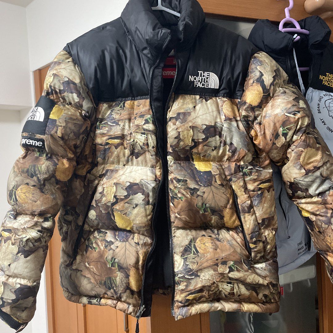 Supreme x The North Face Nuptse Jacket "White Paper Print"