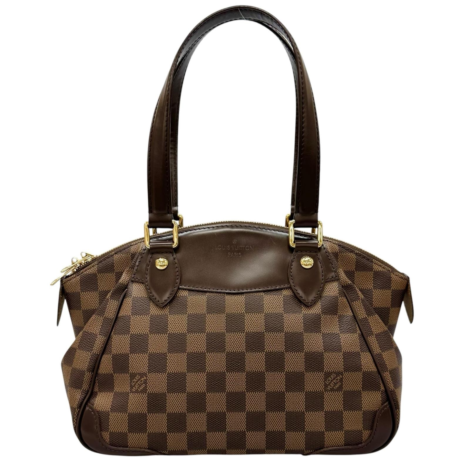 美品 LOUIS VUITTON ルイ・ヴィトン ヴェローナPM N41117 ハンドバッグ ダミエキャンバス ブラウン レディース【中古】
