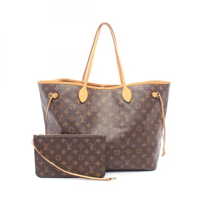 ルイ・ヴィトン LOUIS VUITTON ネヴァーフルGM モノグラム フューシャ トートバッグ バッグ PVCコーティングキャンバス レザー レディース ブラウン系 M40991 【中古】
