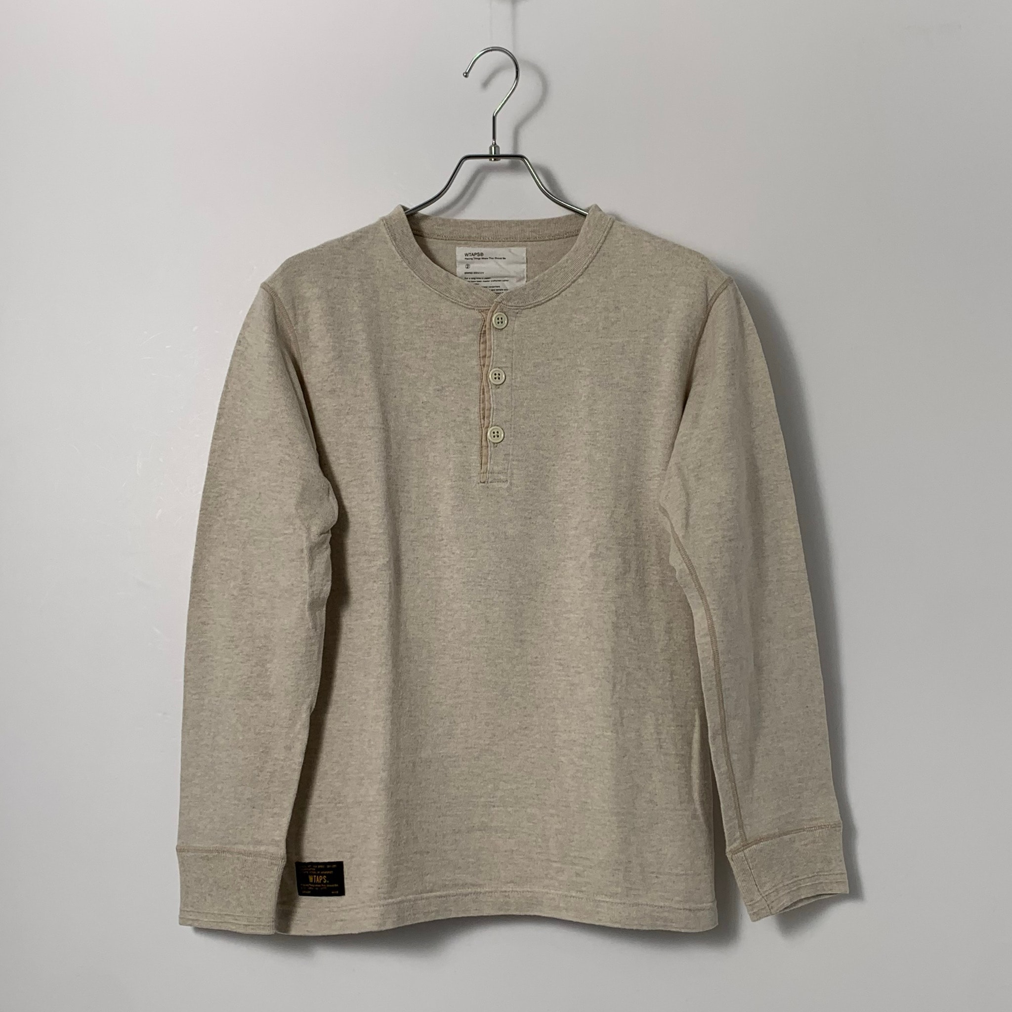 WTAPS Henley Tee Ivory