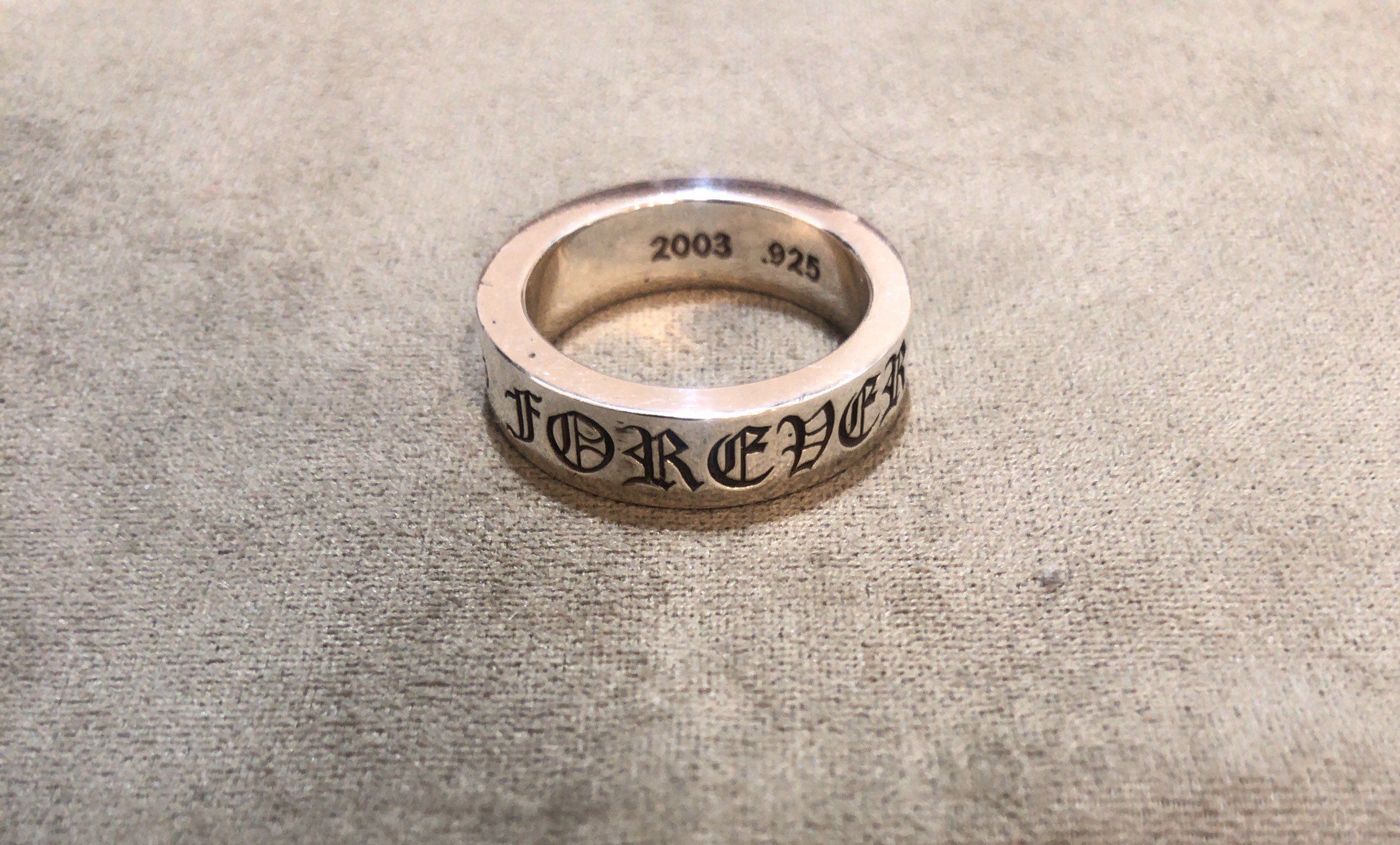 Chrome Hearts Spacer Ring 6mm CH Forever "Silver"