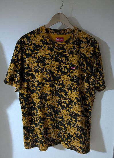 Supreme Small Box Tee 1 "Black Floral"(20SS)