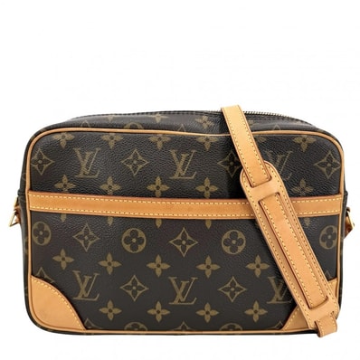 LOUIS VUITTON ルイヴィトン ショルダーバッグ モノグラム トロカデロ27 肩掛け 斜め掛け M51274 ブラウン 茶 ゴールド金具 レディース【中古品】