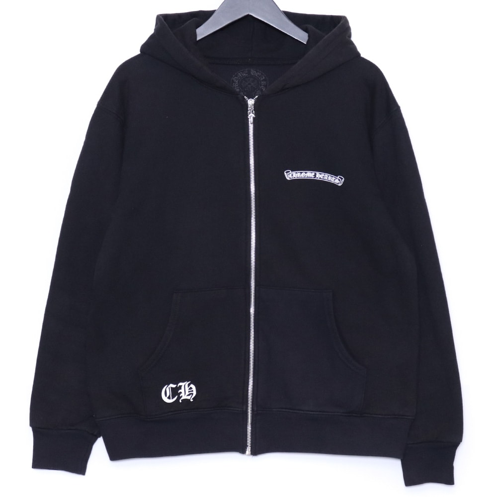 CHROME HEARTS CHプラス ダガージップアップ ダブルフェイス パーカー