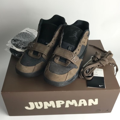NIKE ナイキ 27.5cmトラヴィス スコット JORDAN JUMPMAN ジャンプマンジャック FZ8117-204