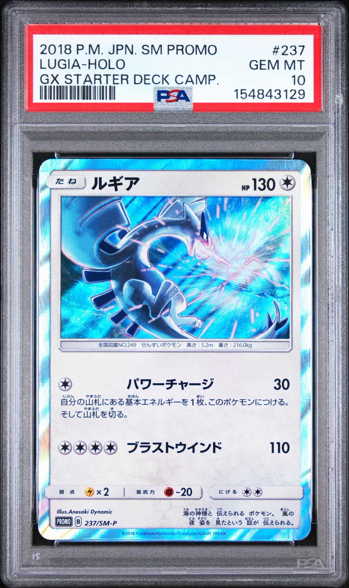 い*え様 PSA10 ルギア SM-P 237 GXスタートデッキ Wルギア プ ルギア P [SM-P 237](GXスタートデッキ「Wルギアキャンペーン」)通販