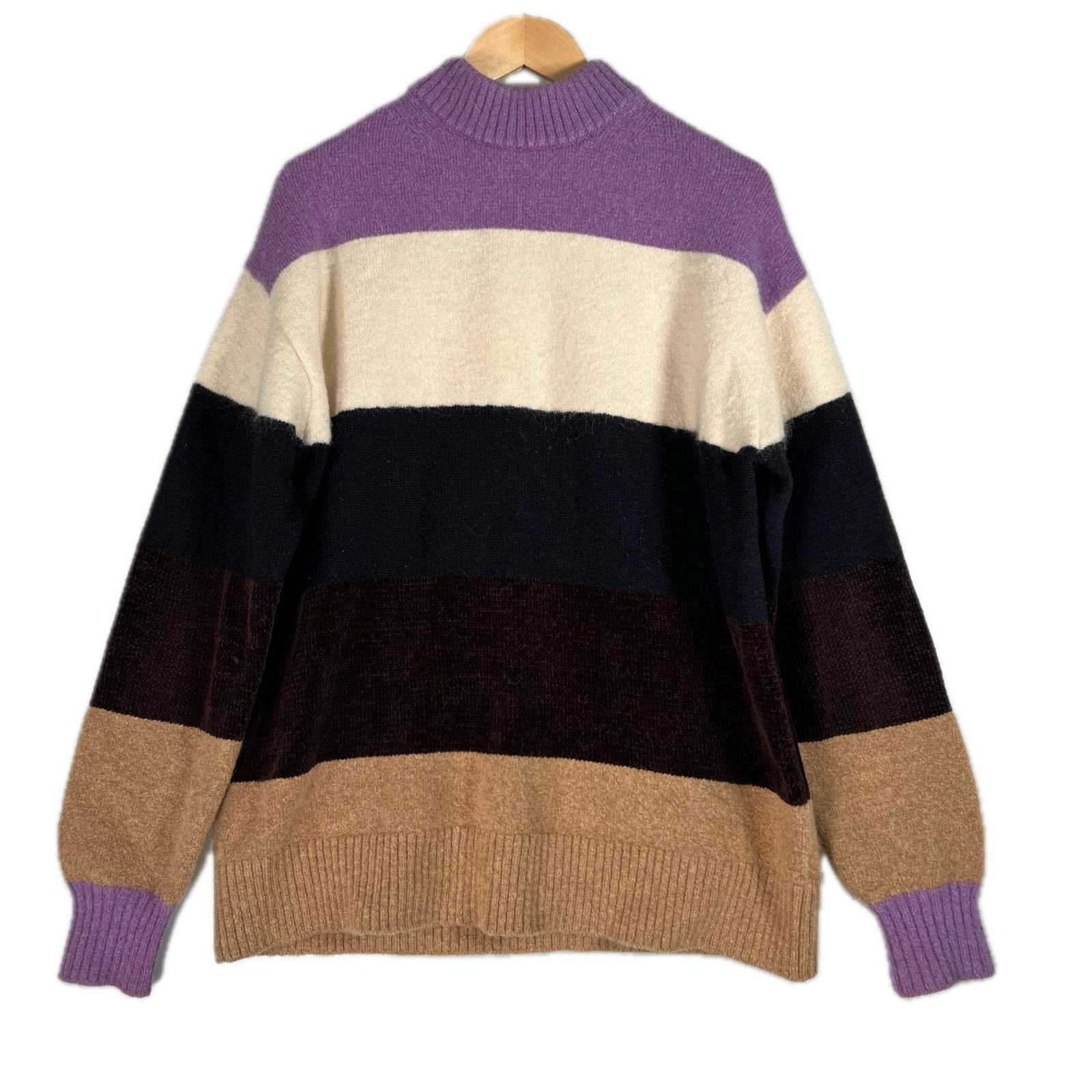 furfur ファーファー ボーダー 秋冬 AW 長袖ニット ウール/その他 マルチカラー レディース F【古着】【中古】