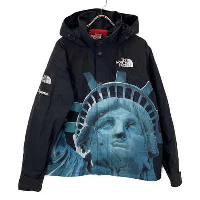 ノースフェイス ×Supreme NP61902I スタチュー オブ リバティ マウンテン ジャケット "ブラック" M