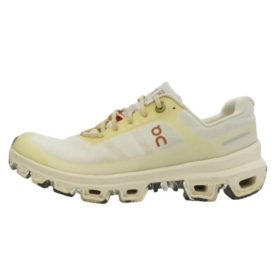 LOEWE ロエベ ON オン フェイクバスターズ鑑定済 On Cloudventure オン クラウドベンチャー ローカット スニーカー ランニングシューズ オフホワイト系 ベージュ系 38【中古】