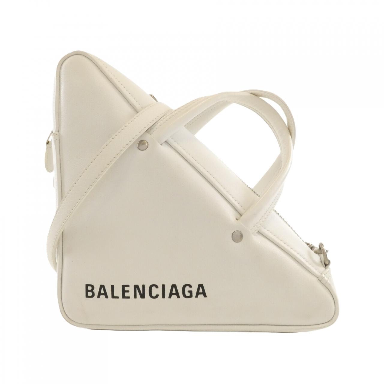 BALENCIAGA Leather Handbag "White"