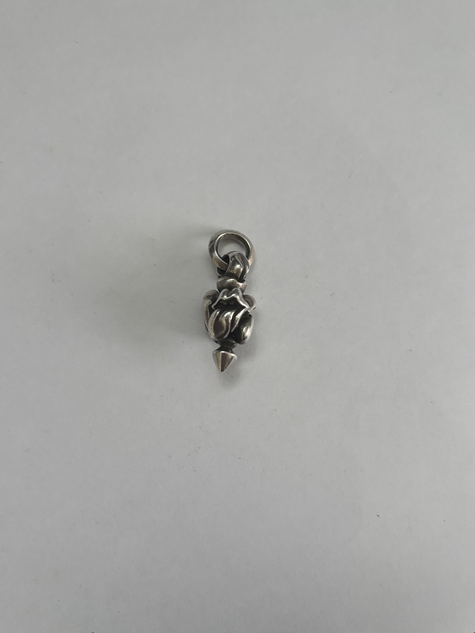 Chrome Hearts Charm 3 Lips & Tongue Swivel "Silver"