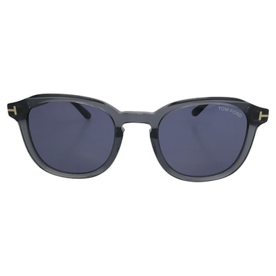 TOM FORD トムフォード TF975-K ウェリントン サングラス アイウェア グレー系 クリア系 52□23 145【中古】