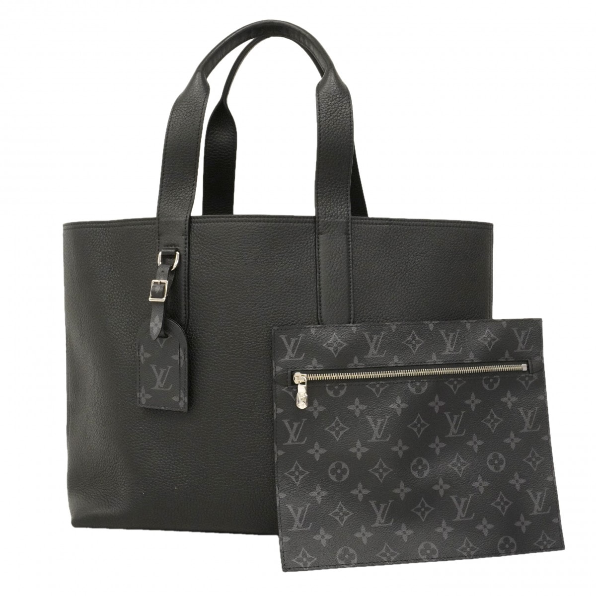 【6db0809-k】ルイヴィトン トートバッグ トリヨン カバヴォワヤージュNV M52817 ノワール【中古】メンズ