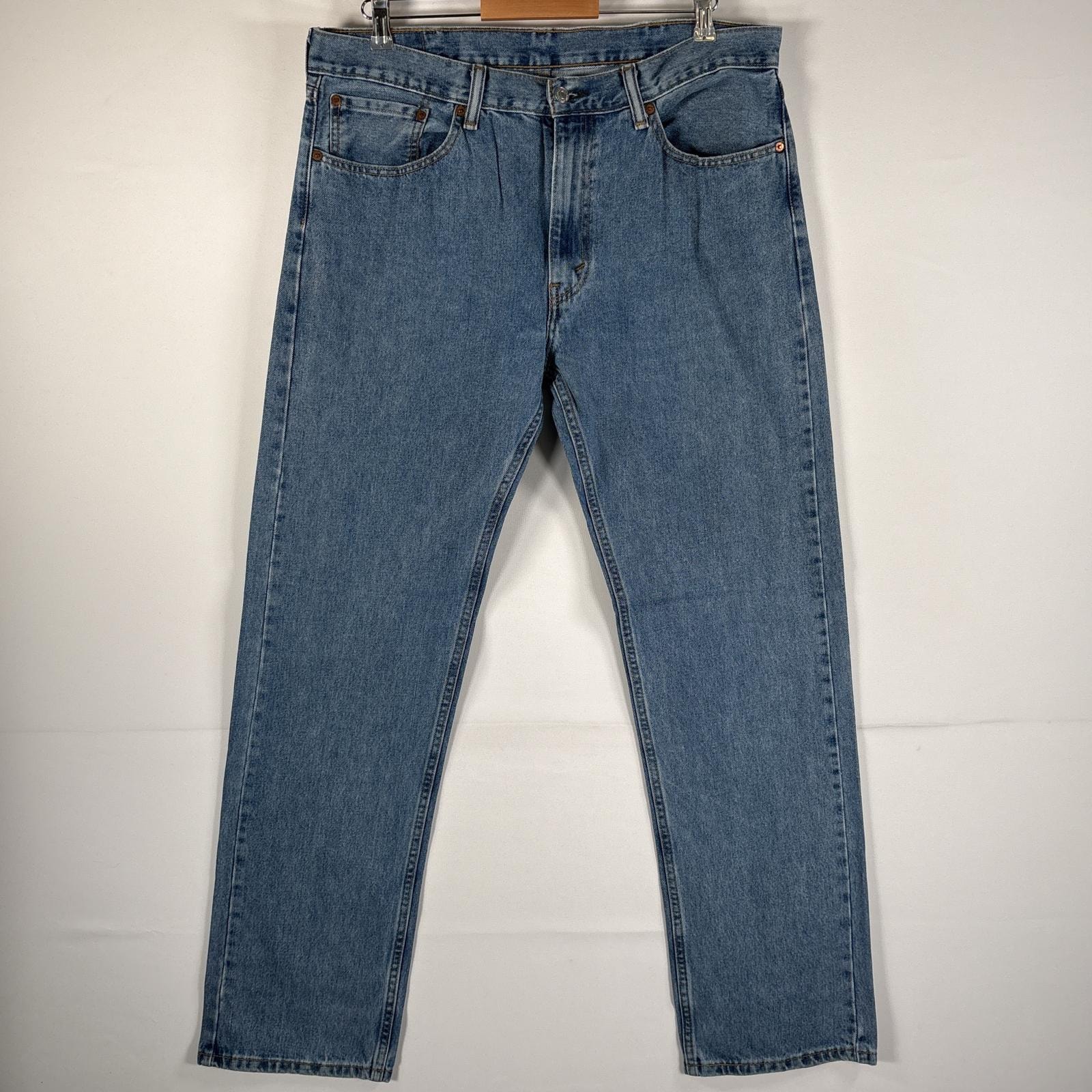 古着 リーバイス Levi's デニムパンツ 505 ブルーデニム ジーンズ ジーパン ストレート 大きいサイズ w36 L34 インディゴブルー メンズ