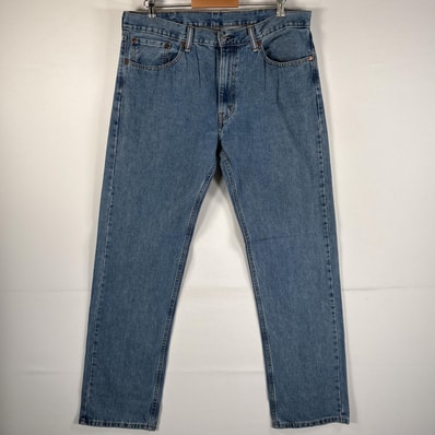 古着 リーバイス Levi's デニムパンツ 505 ブルーデニム ジーンズ ジーパン ストレート 大きいサイズ w36 L34 インディゴブルー メンズ