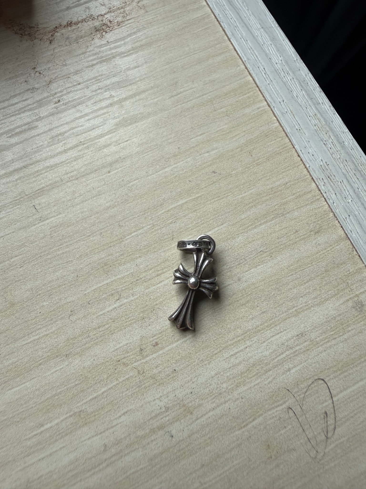 Chrome Hearts Cross Baby Fat Charm "Silver"