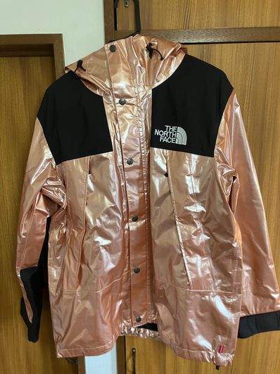 Supreme x The North Face Metallic Mountain Parka "Pink"