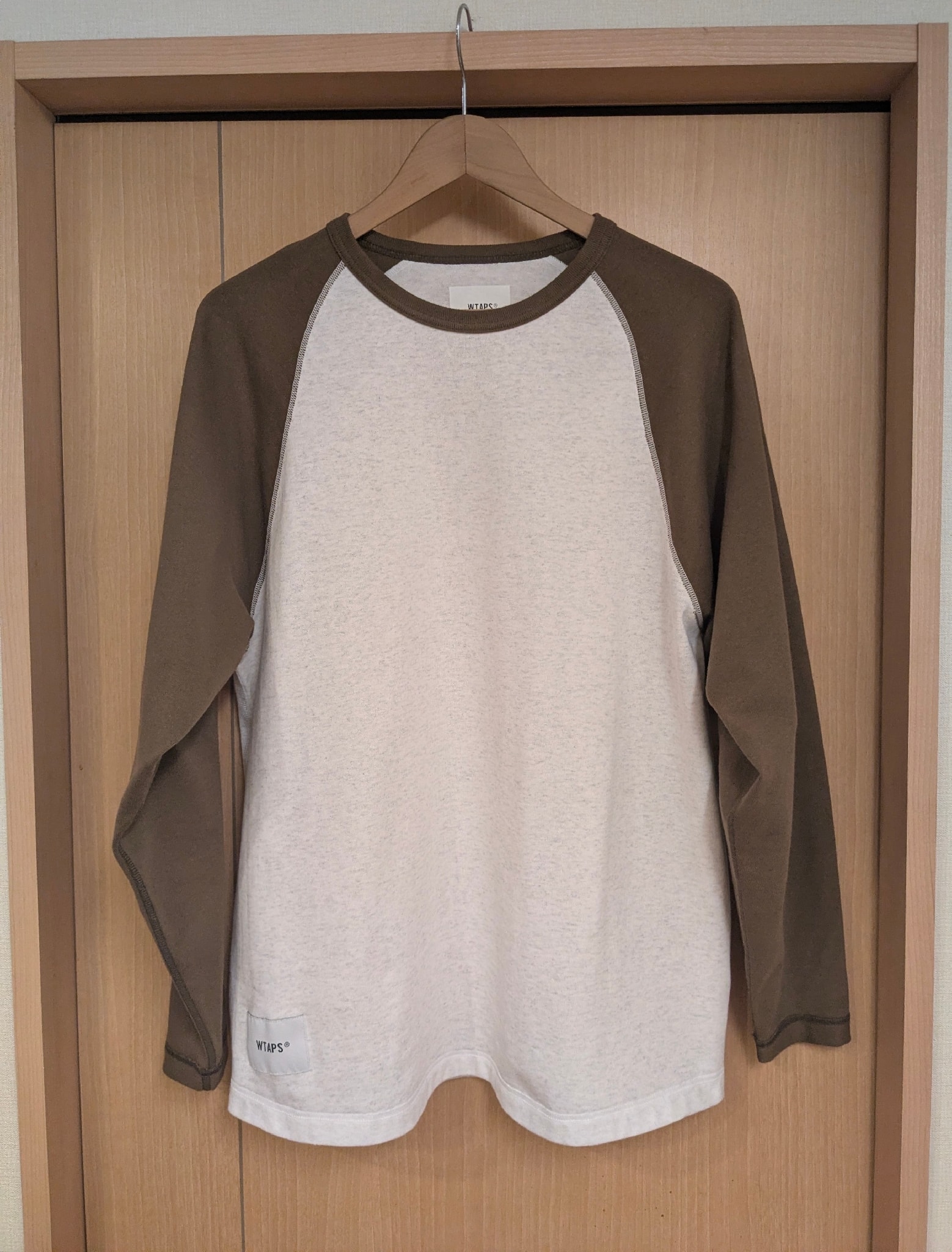 WTAPS Ian / LS / Cotton "Brown/Light Gray"