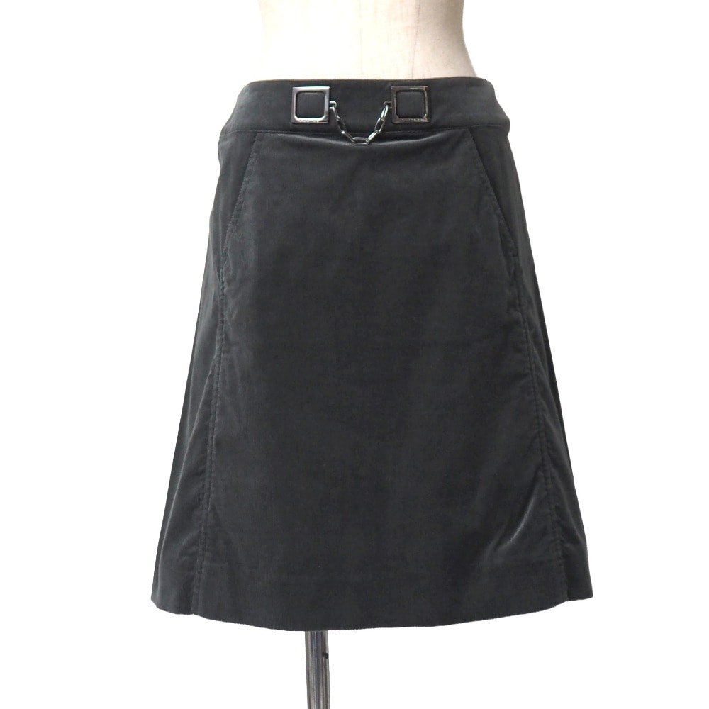 CELINE セリーヌ スカート サイズ38 台形スカート 細畝 コーデュロイ ブランド古着【中古】20260108/RA7125