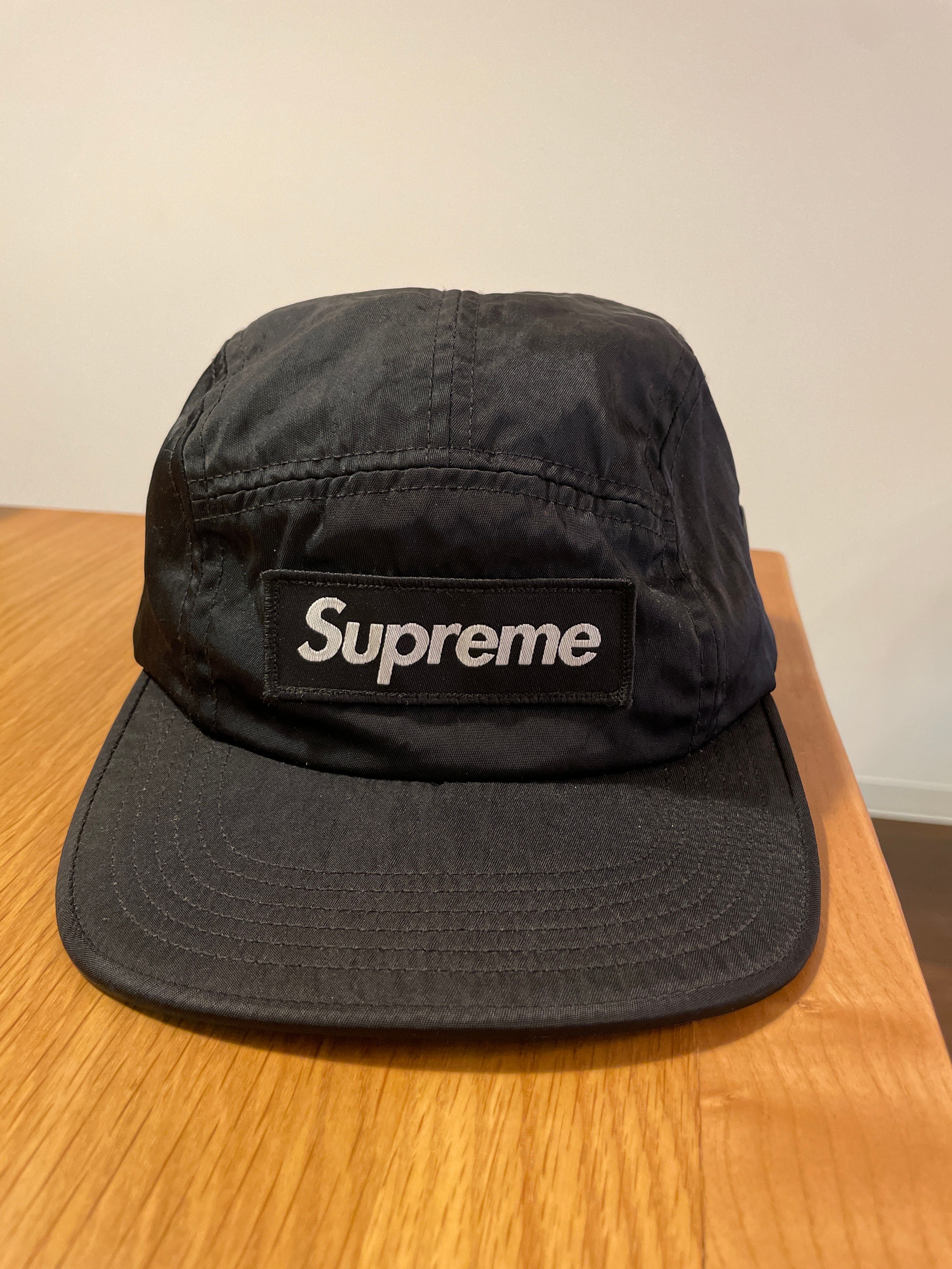 supreme camp cap black