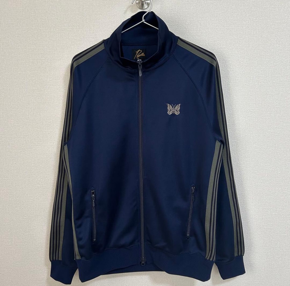 Needles x FREAK'S STORE Exclusive Track Jacket PolySmooth "Navy"