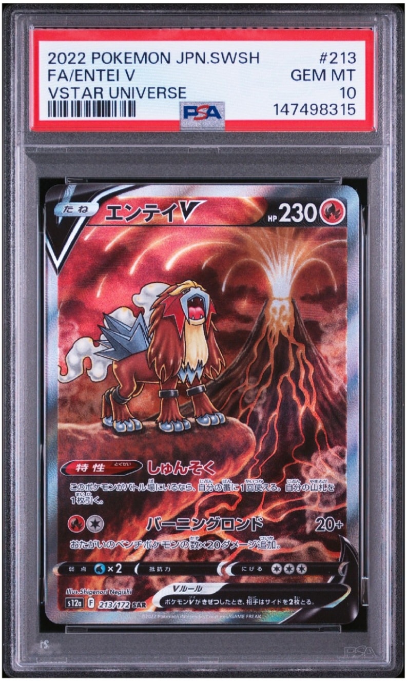 PSA10】エンテイV SAR[s12a 213/172](ハイクラスパック「VSTAR