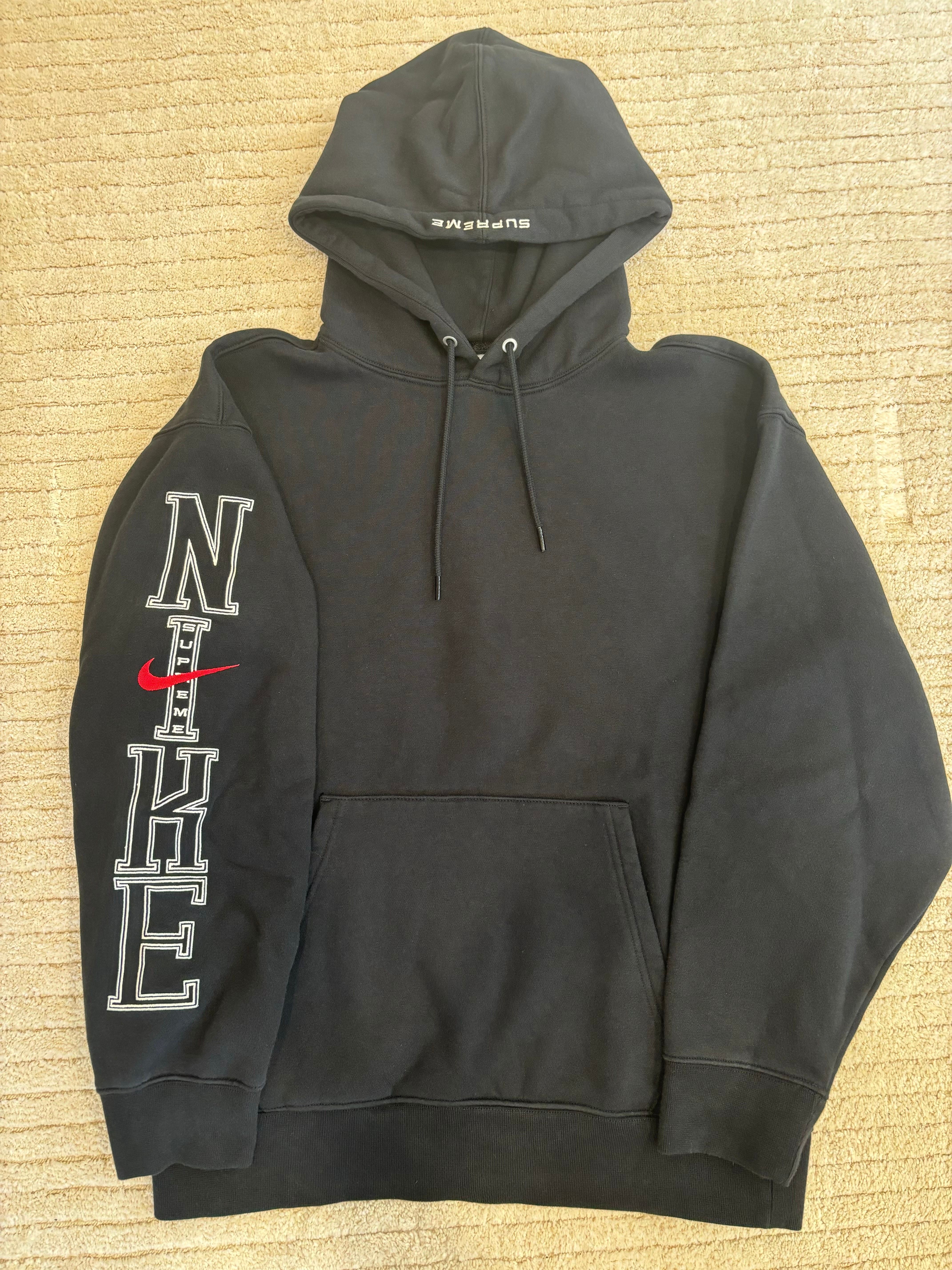 Supreme x Nike Hooded Sweatshirt "Black"