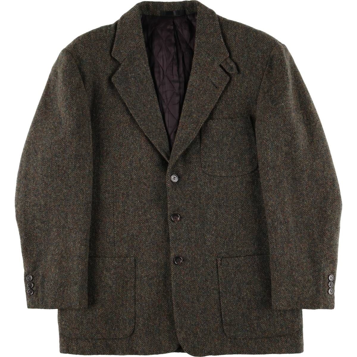 古着 80~90年代 エルエルビーン L.L.Bean ヘリンボーン 中綿入り ツイードジャケット USA製 メンズM相当 ヴィンテージ/eaa610405